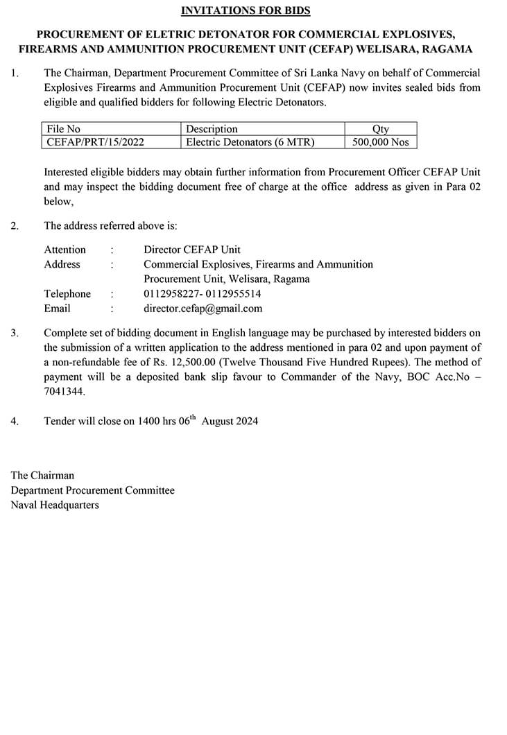 Ministry of Defence -TENDER ENGLISH (1)