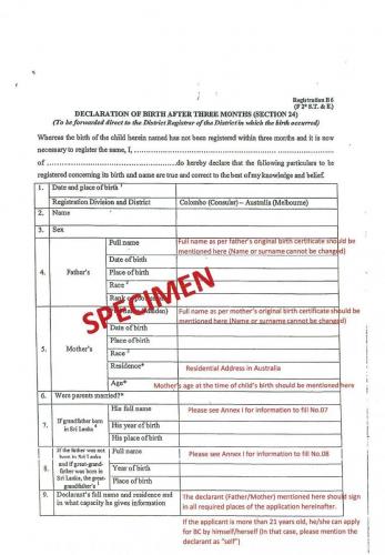 Specimen page 1 - B6